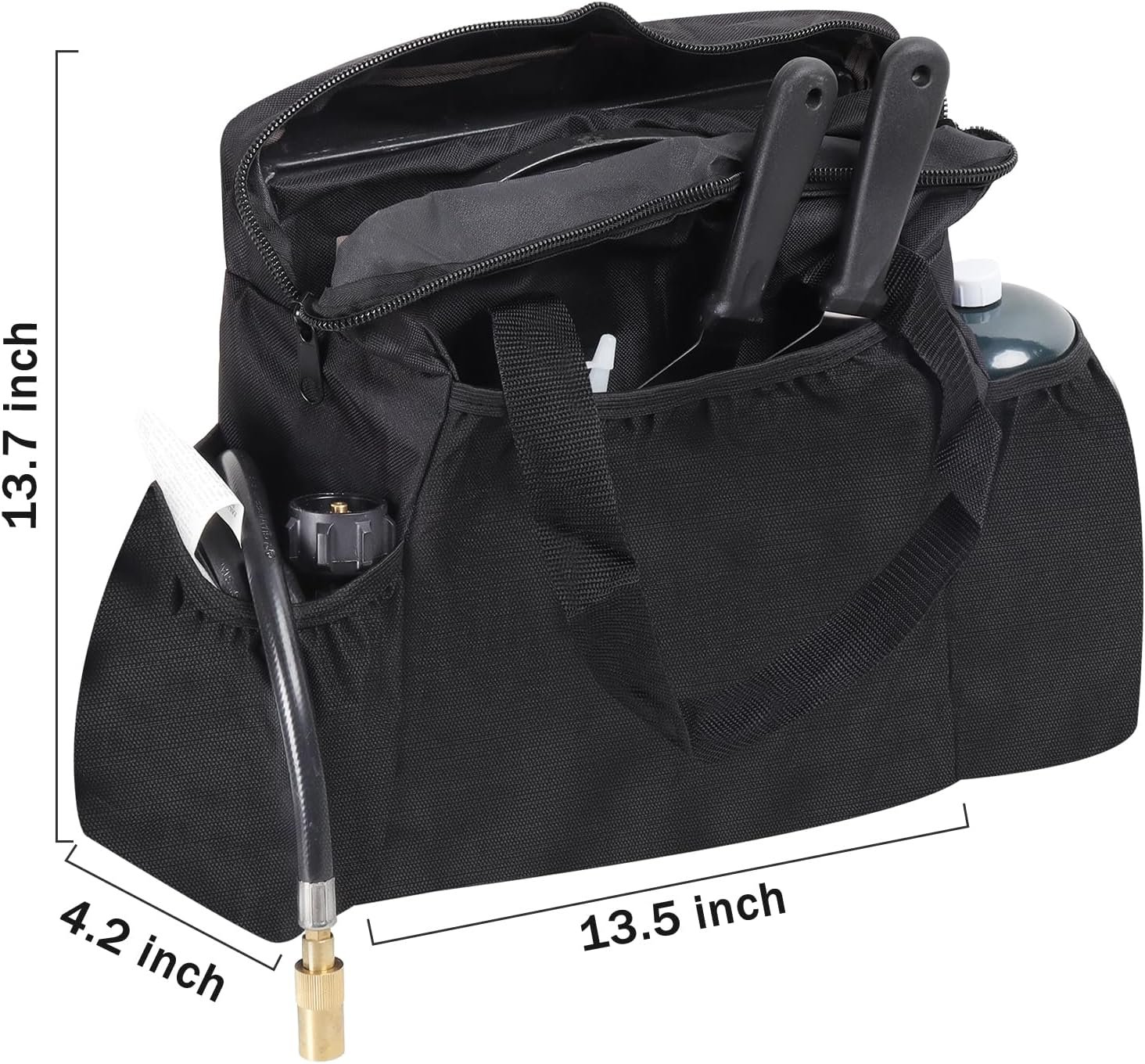 Carry Case for Coleman Road Trip 285/225/LX/LXE/LX Grill Grates, Portable Grill Accessories Organizer for Outside, Compatible with Swaptop Cast Iron - Image 2