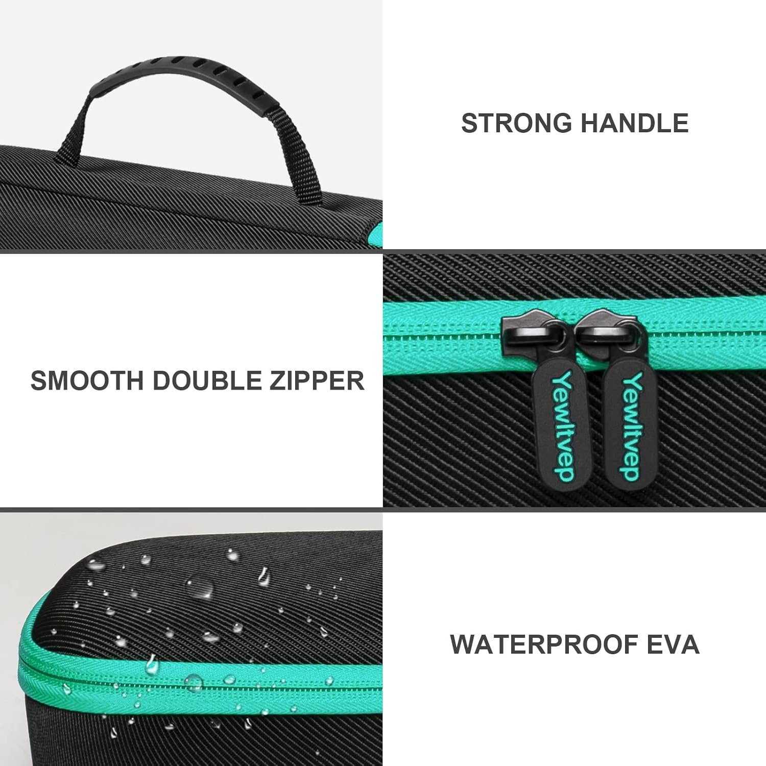 Case for Revlon One Step Volumizer Plus Hair Dryer and Styler, Hard Travel Case for Revlon One Step Volumizer Plus 2.0 Hair Dryer Brush HAIR Le Volume 2-in-1 Titanium Blow Dryer Brush Storage Bag - Image 4