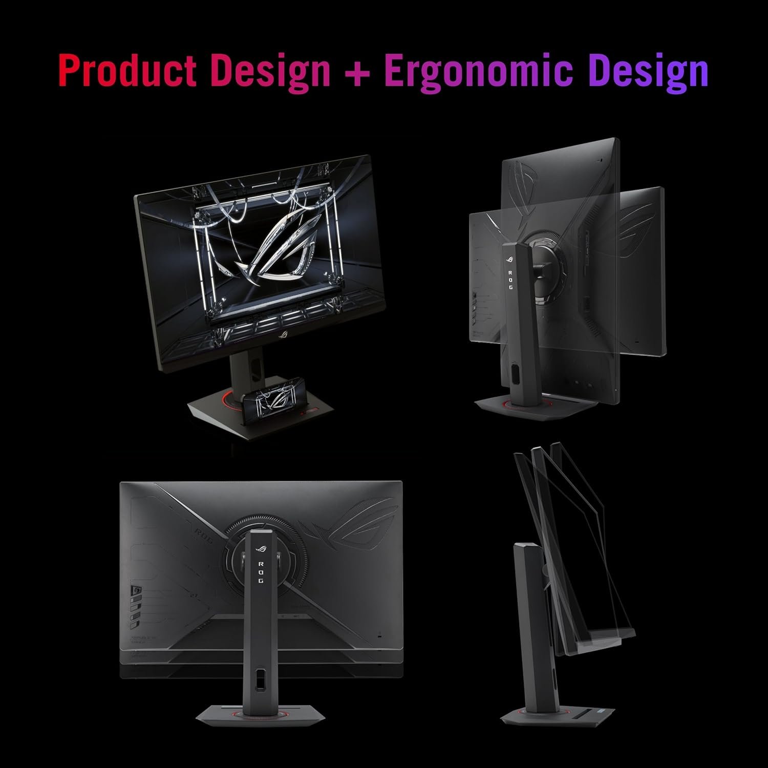 ASUS ROG Strix 27” QHD (2560x1440) HDR400 USB-C Gaming Monitor (XG27ACS), 180Hz,1ms, Fast IPS, 133% sRGB, Extreme Low Motion Blur Sync, G-Sync Compatible, DisplayWidget, Tripod Socket, 3 Year Warranty - Image 7