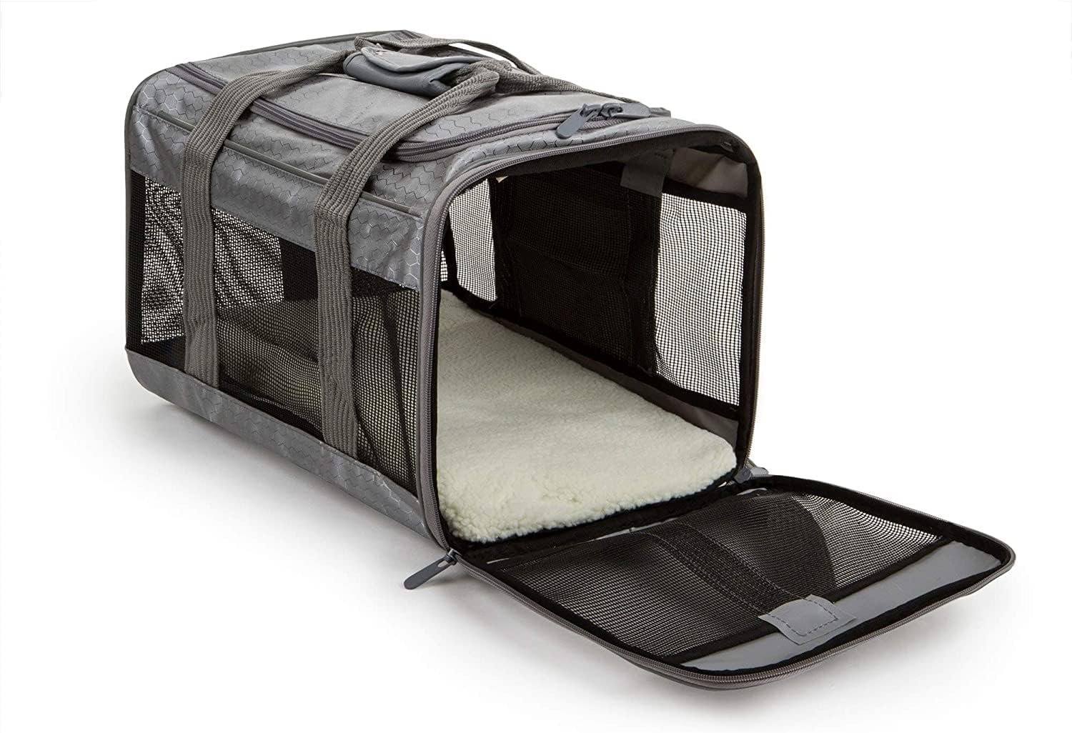 Sherpa To Go Travel Pet Carrier, Airline Approved & Guaranteed On Board - Gray, Medium - Image 9