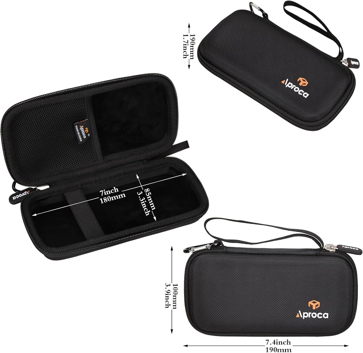 Aproca Power Bank Case Compatible with LOVELEDI 40000mAh / Anker 20,000mAh / Pxwaxpy 30,800mAh / RGVOTA 38800mAh / Ekrist 25800mAh / FOCHEW 30,800mAh Portable Charger (Case Only) - Image 6