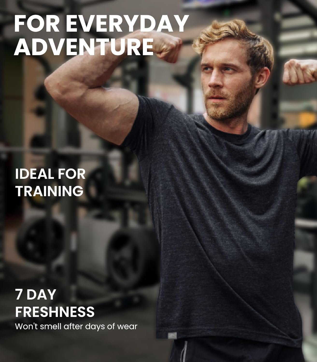 Merino.tech Merino Wool T-Shirt Mens - 100% Merino Wool Undershirt Lightweight Base Layer - Image 5