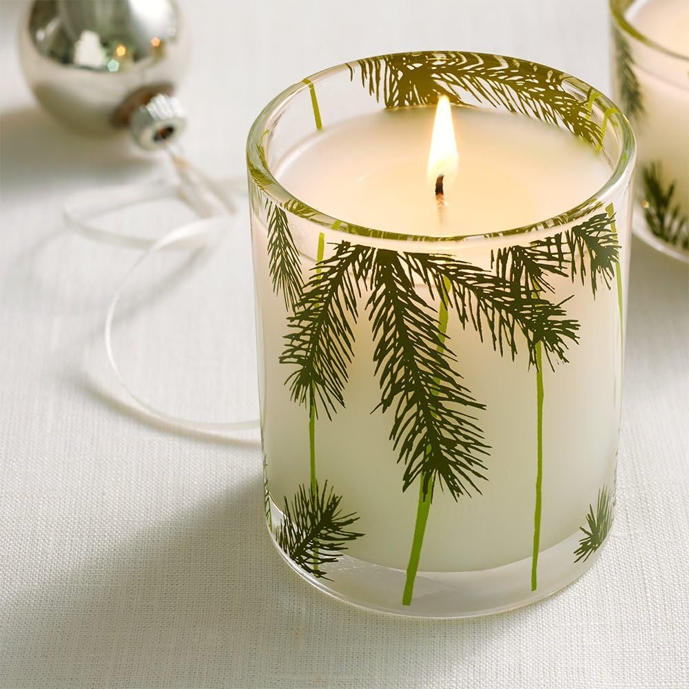 Thymes Frasier Fir Pine Needle Candle – Holiday Candles for Home Scented with Notes of Crisp Siberian Fir, Cedarwood & Sandalwood – Christmas Decor – Christmas Gifts for Women & Men (6.5 oz) - Image 5
