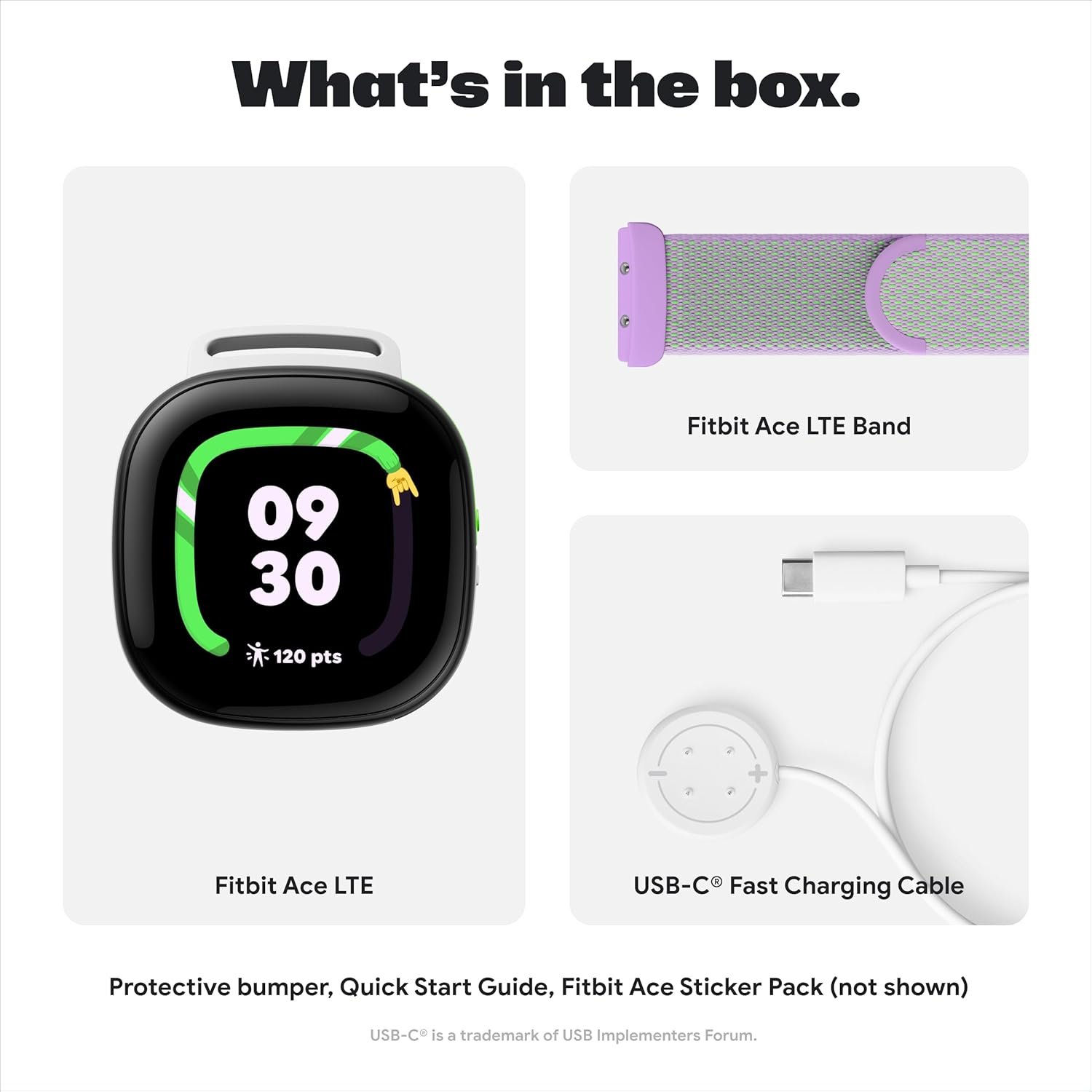 Fitbit Google Ace LTE - Kids Smartwatch with Call, Message, GPS, and Activity-Based Games, Ace Pass Data Plan Required - Spicy - Moovin - Image 12