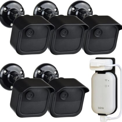 All New Blink Outdoor 4th & 3rd Gen Camera Mount Bracket,5 Pack Full Weather Proof Housing/Mount for Blink Outdoor Cameras Security System(Blink Camera not Included)