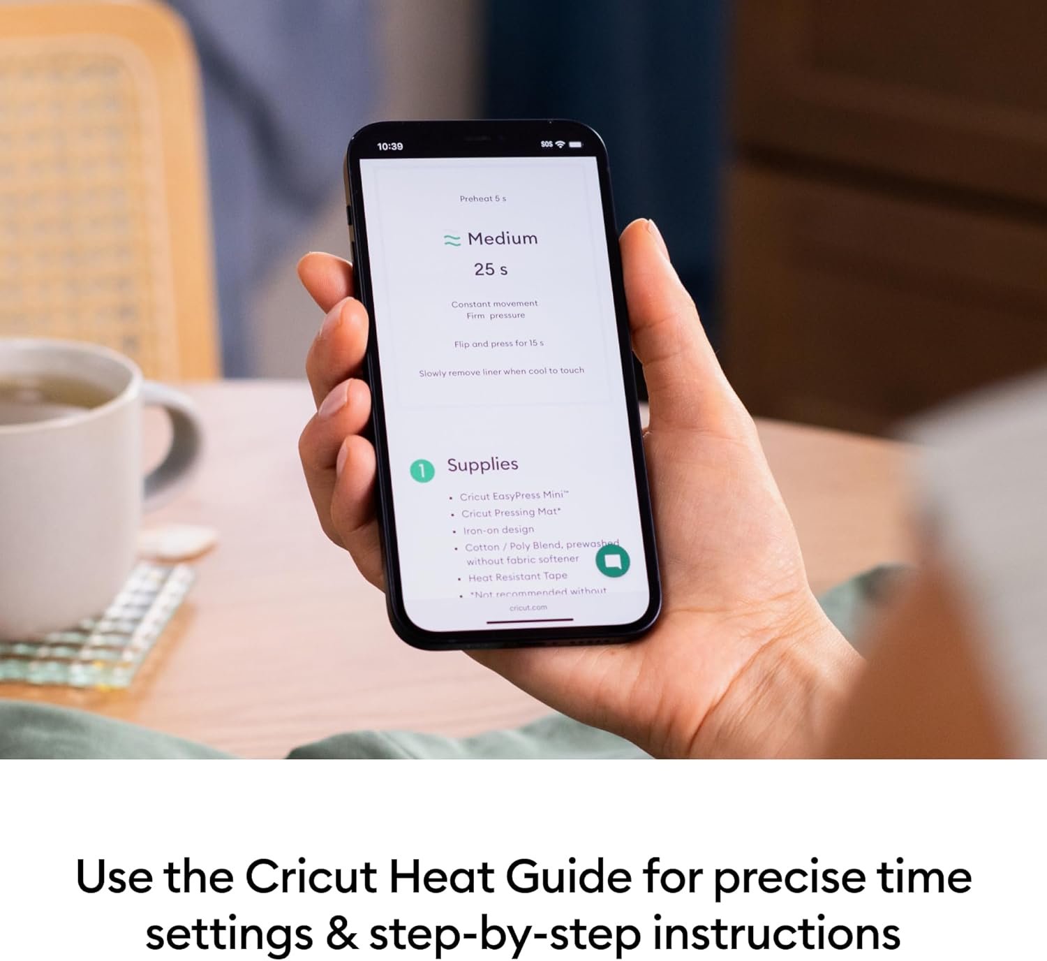 Cricut EasyPress Mini™ LT - Lavender - Mini Heat Press for Pressing Shoes, Baby Clothes, T-Shirts, & More - Easy to Use with a Single Setting - Precision Tip - Compact & Portable Mini Iron - Image 8