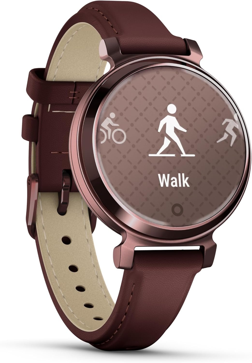Garmin Lily 2, Small and Stylish Smartwatch, Hidden Display, Patterned Lens, Up to 5 Days Battery Life, Mulberry - Image 5