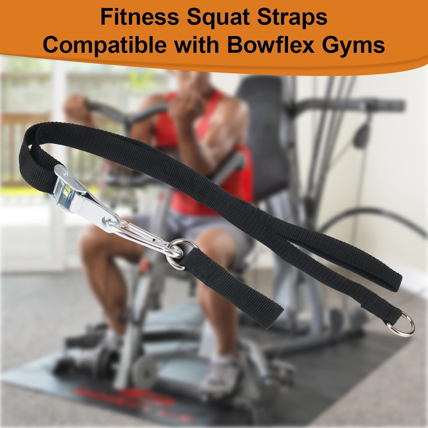 Squat Bar Extension for Bowflex Xtreme 2 se Gyms, Compatible with Bowflex Bar Attachment Straps repacement - Image 4