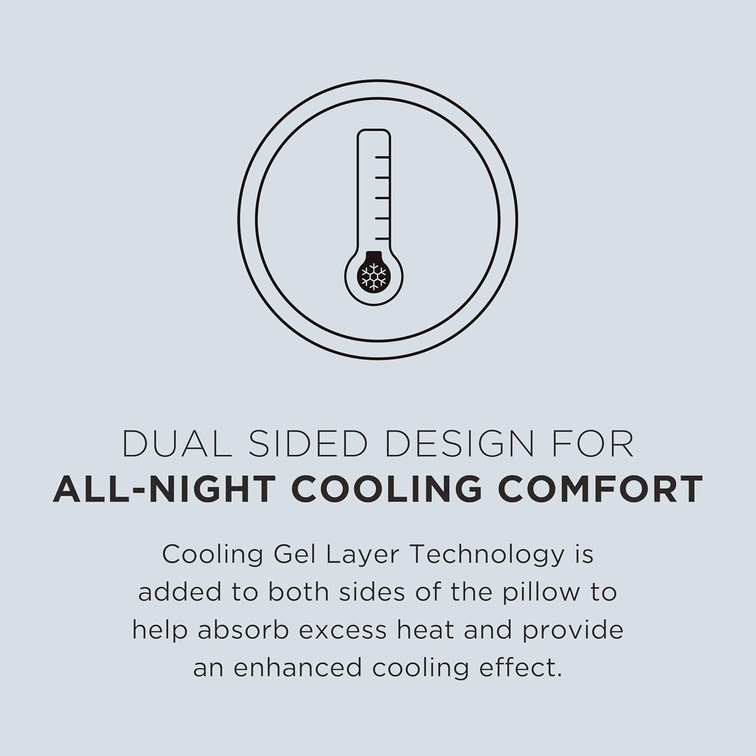 Tempur-Pedic TEMPUR-Cloud Dual Cooling Pillow, Queen, White - Image 5