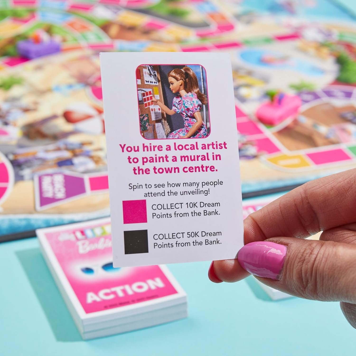 Hasbro Games The Game of Life: Barbie Edition Board Game | Ages 8+ | 2 to 4 Players | Fun Family Games for Kids and Adults | Kids Gifts (Amazon Exclusive) - Image 8