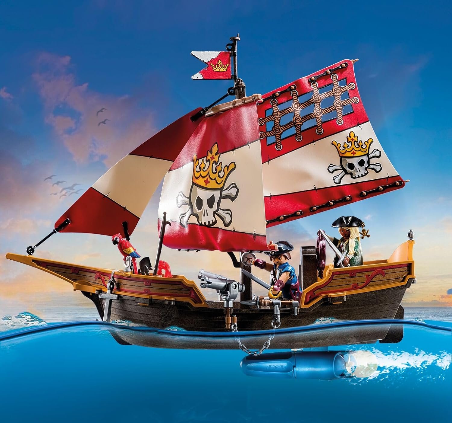 Playmobil Pirate Ship - Image 2