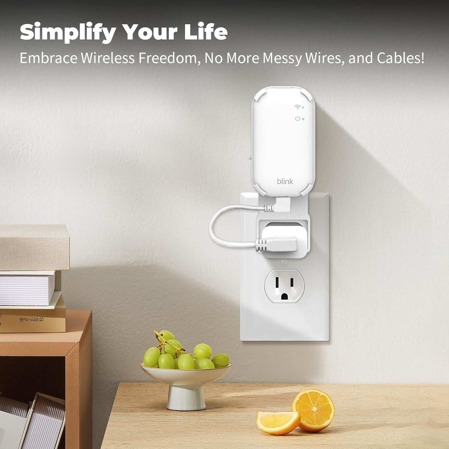 Wall Mount for Blink Sync Module Core with Short Cable - Save Space - No Messy Wires - Easy Move Mount Bracket Holder for Blink Outdoor Indoor Security Camera - Image 3