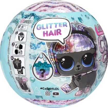 L.O.L. Surprise! LOL Surprise Glitter Color Change Pets with 5 Surprises- Collectible Pet Including Glittery Accessories, Holiday Toy, Great Gift for Kids Girls Boys Ages 4 5 6+ Years Old