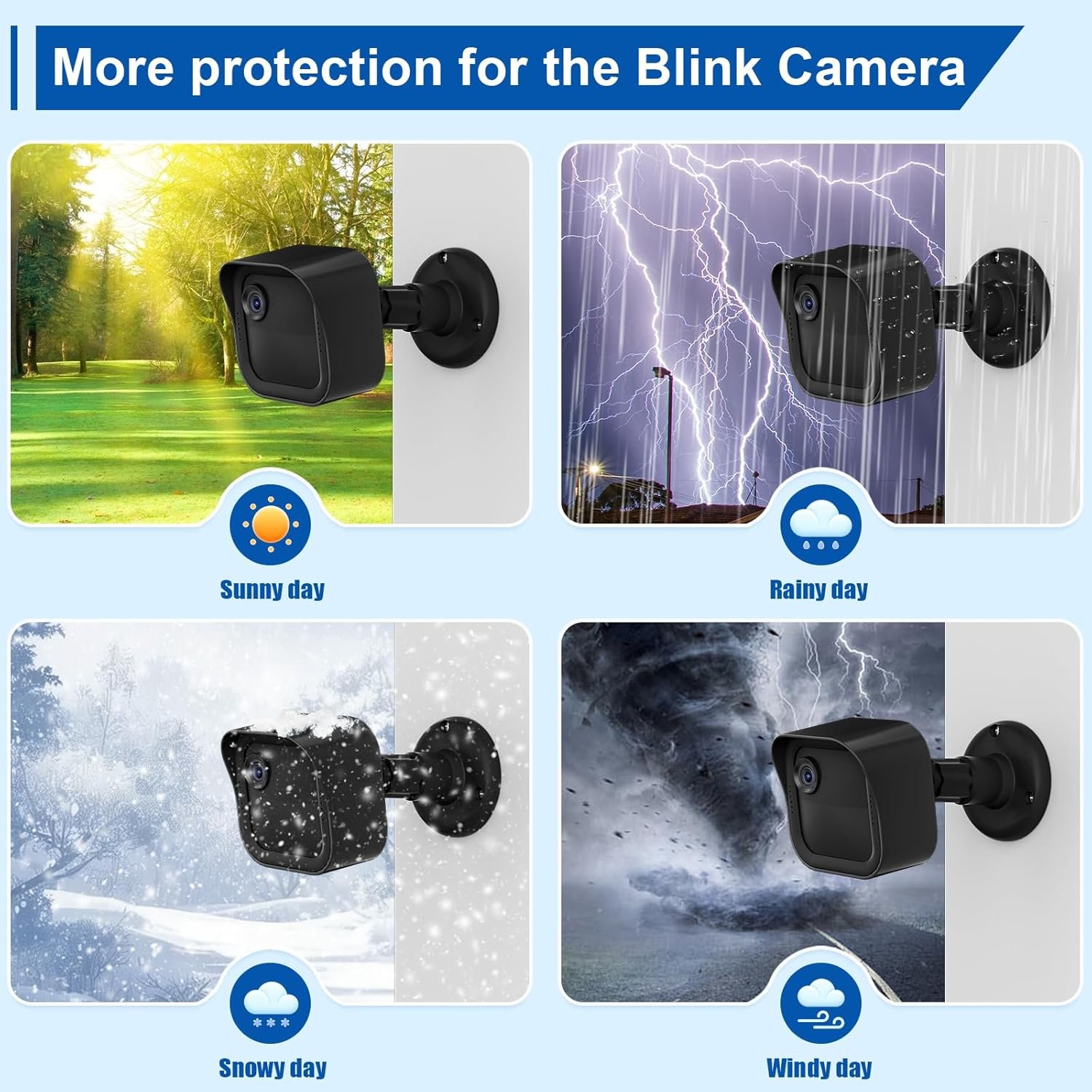 All-New Blink Outdoor Camera Surveillance Mount, 5 Pack Weatherproof Protective Housing and 360 Degree Adjustable Mount for Blink Outdoor 4th & 3rd Gen Cam - Image 2