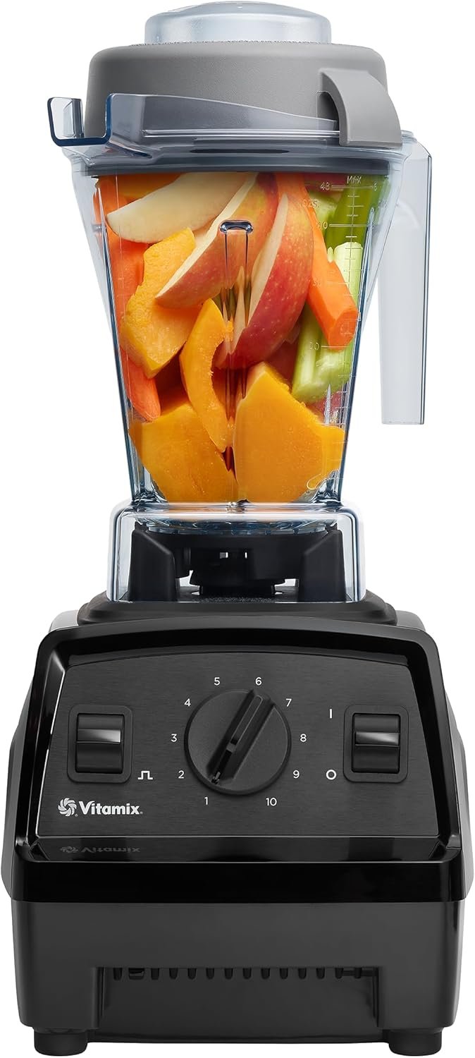 Vitamix Explorian E310 Blender, Professional-Grade Kitchen Blender for Smoothies, Soups, Juices and More, 10-Speed, Stainless Steel Blades, Self-Cleaning Kitchen Appliance, 48 Oz Container, Black