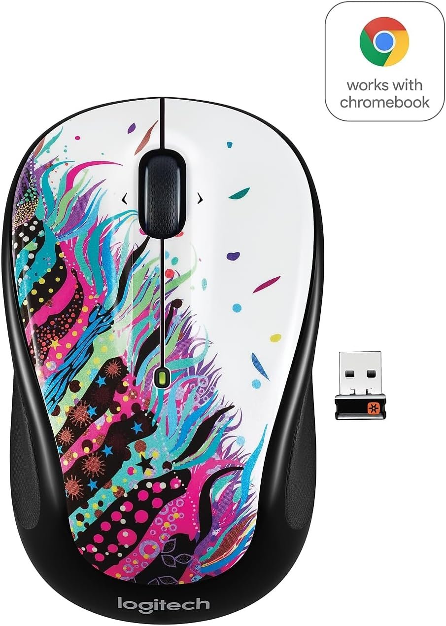 Logitech Wireless Mouse M325 (Celebration Black) - Image 2