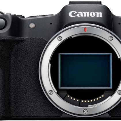 Canon EOS R8 Mirrorless Camera Body, Full‑Frame CMOS Sensor, 24.2 Megapixels, 4K 60p Video, Dual Pixel Autofocus II, Lightweight Camera for Content Creation, Photography and Vlogging, Black
