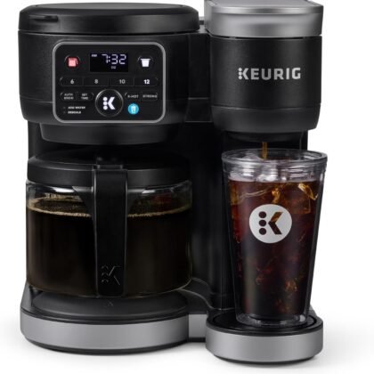 Keurig K-Duo Hot & Iced Single Serve & Carafe Coffee Maker – MultiStream Technology, 72oz Reservoir, Ideal for Holiday Hosting & Gift Giving (Gen 2)