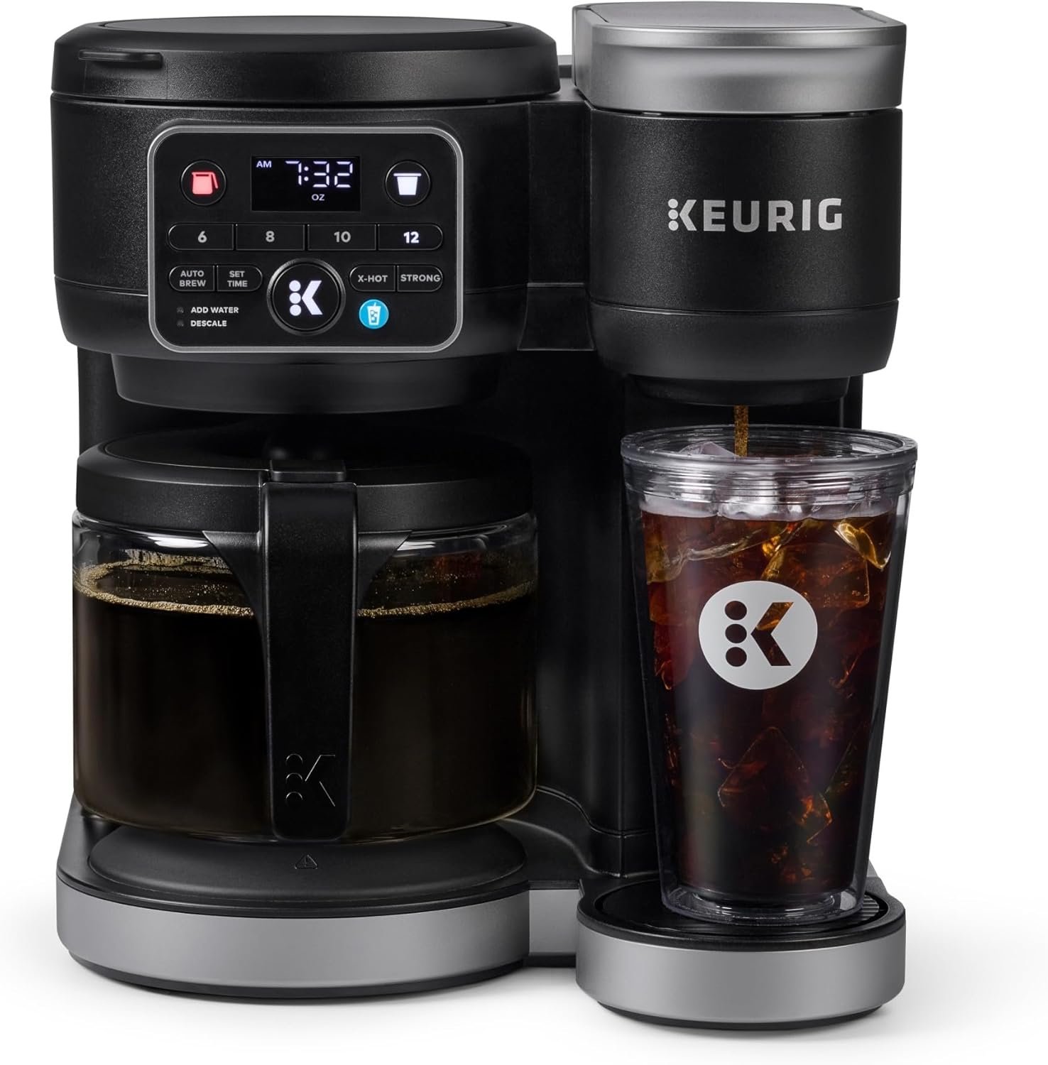Keurig K-Duo Hot & Iced Single Serve & Carafe Coffee Maker – MultiStream Technology, 72oz Reservoir, Ideal for Holiday Hosting & Gift Giving (Gen 2)