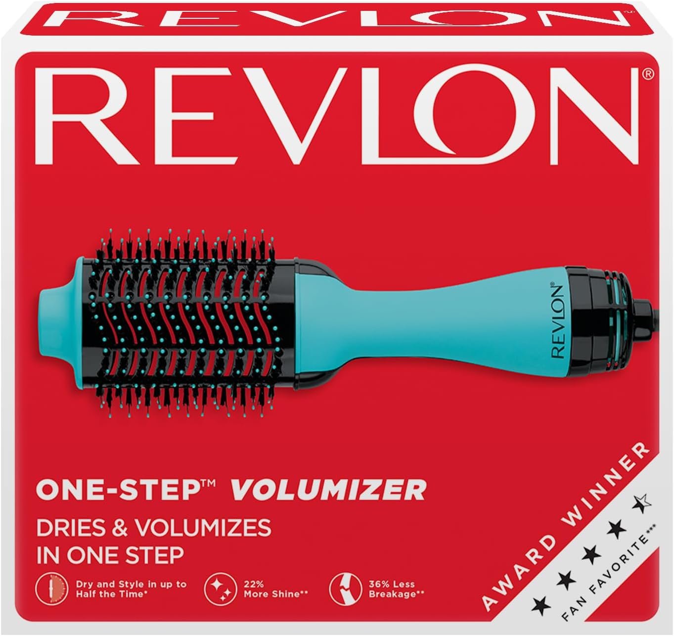 REVLON One-Step Hair Dryer And Volumizer Hot Air Brush, Mint, Mint Volumizer, 1 Count - Image 7