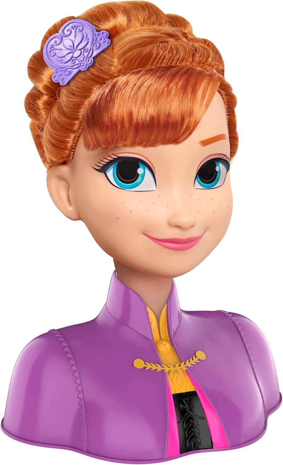 Disney’s Frozen 2 Anna 7.5-inch Styling Head, 17-Pieces, Dress Up and Pretend Play, Kids Toys for Ages 3 Up by Just Play - Image 4
