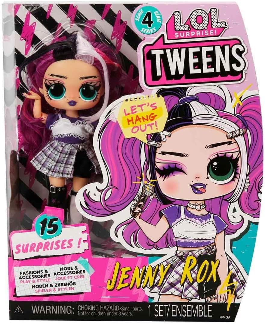 L.O.L. Surprise! Tweens Series 4 Fashion Doll Jenny Rox with 15 Surprises and Fabulous Accessories – Great Gift for Kids Ages 4+ - Image 6