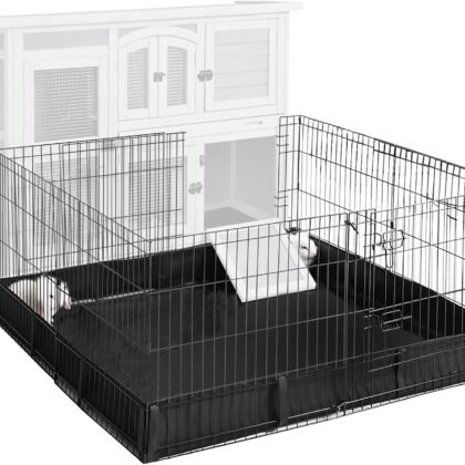 Aivituvin Pet Playpen Guinea Pig Cage Small Animal Rabbit Exercise Pen with Waterproof Floor Liner - Extension Playpen ONLY