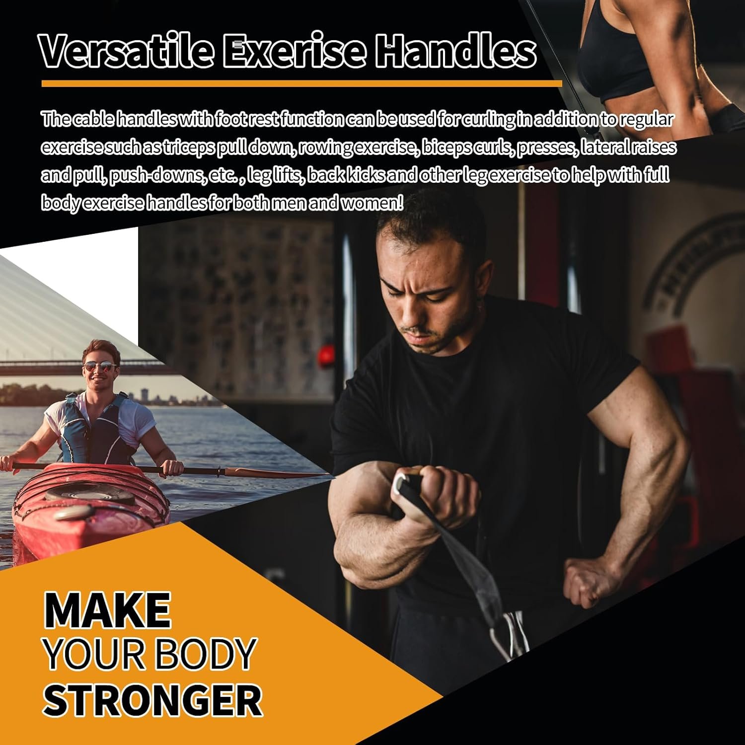 5-Way Hand-Grip for Bowflex、compatible with any BowFlex home gym equipped with power rods. - Image 5