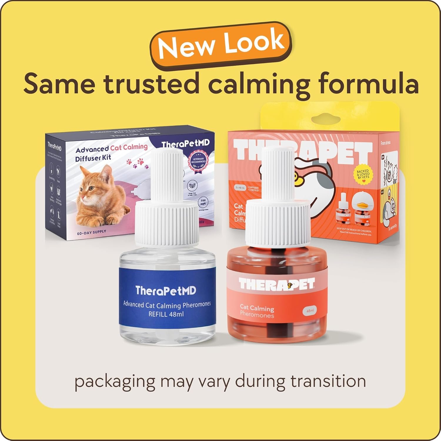 TherapetMD 60-Day Cat Calming Diffuser - Cat Pheromone Diffuser for Stress, Pee Spraying, Cat Fighting, Aggression, Excessive Meowing & Scratching - 60-Day Refill Included - Image 2