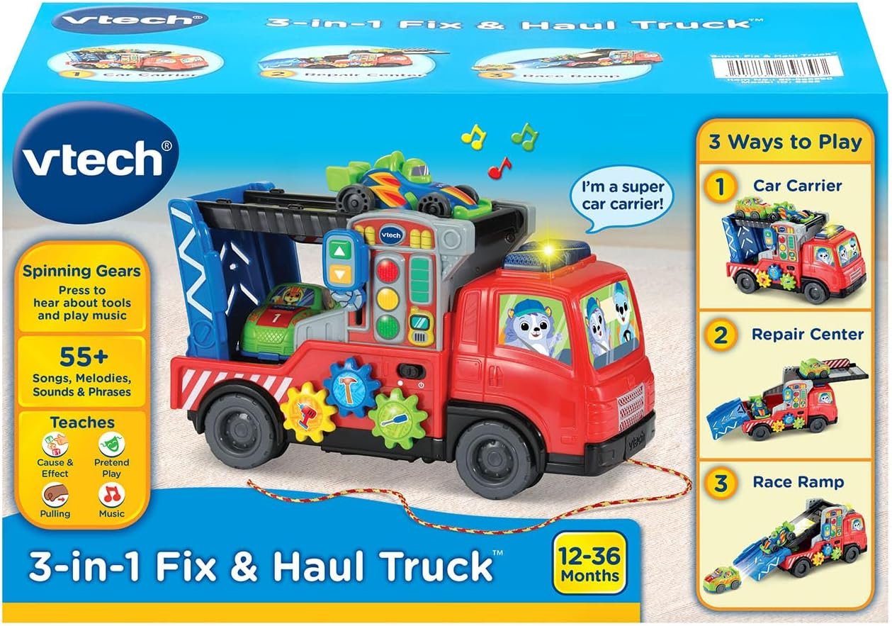 VTech 3-in-1 Fix and Haul Truck - Image 7