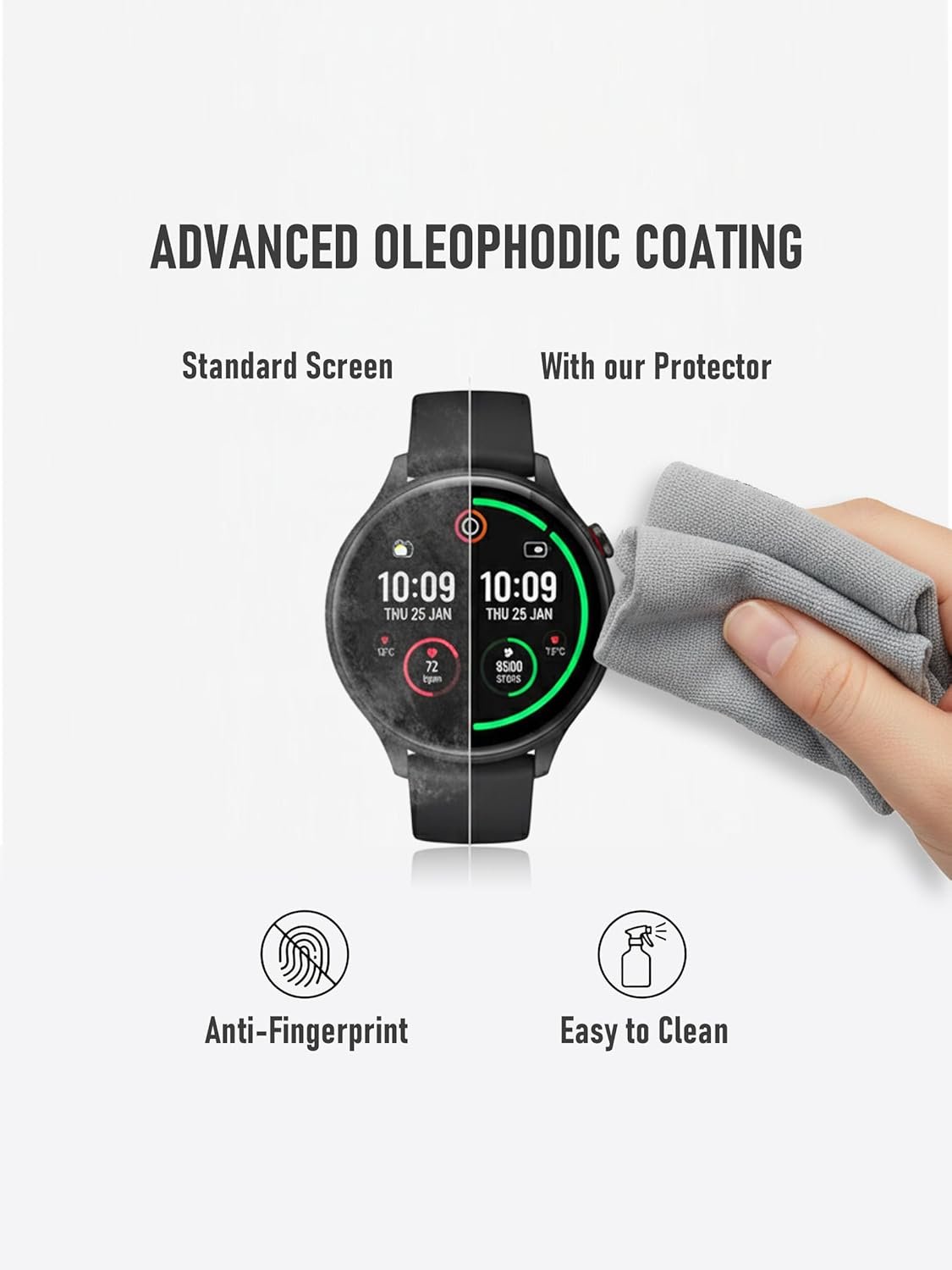 [4+4 Pack Screen Protector for Garmin Approach S12 GPS Golf with Silicone Anti-dust Plugs, 9H Tempered Glass Protection Kit in Reusable Storage Case, Anti-Scratch,Bubble-Free,Easy Installation - Image 7