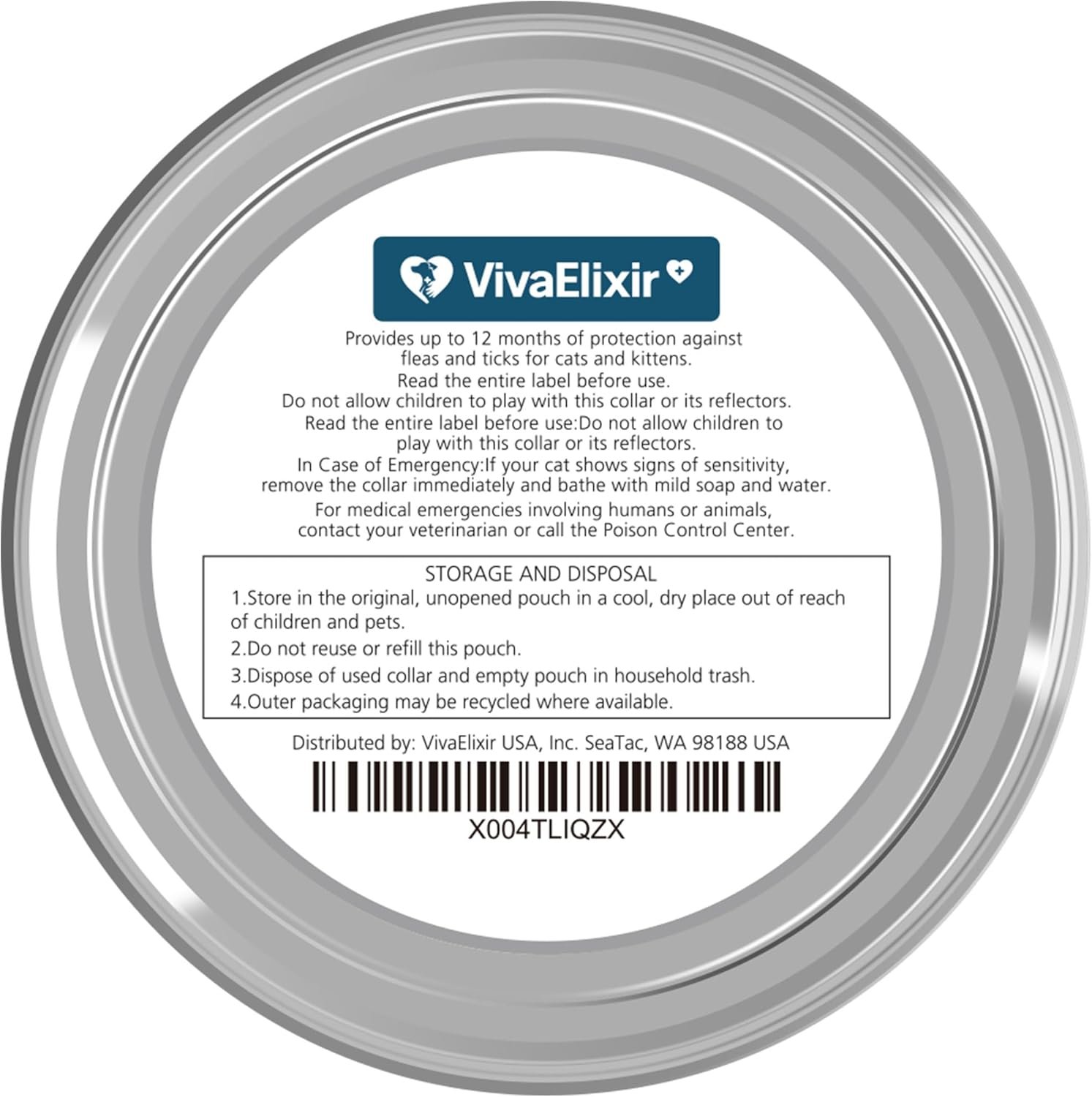 Flea and Tick Collar for Cats 2 Pack, 12 Months of Cat Flea Collar Protection 2 Collars Made with Premium Plant Based Essential Oil Waterproof and Natural Treatment Prevention Free Comb - Image 7