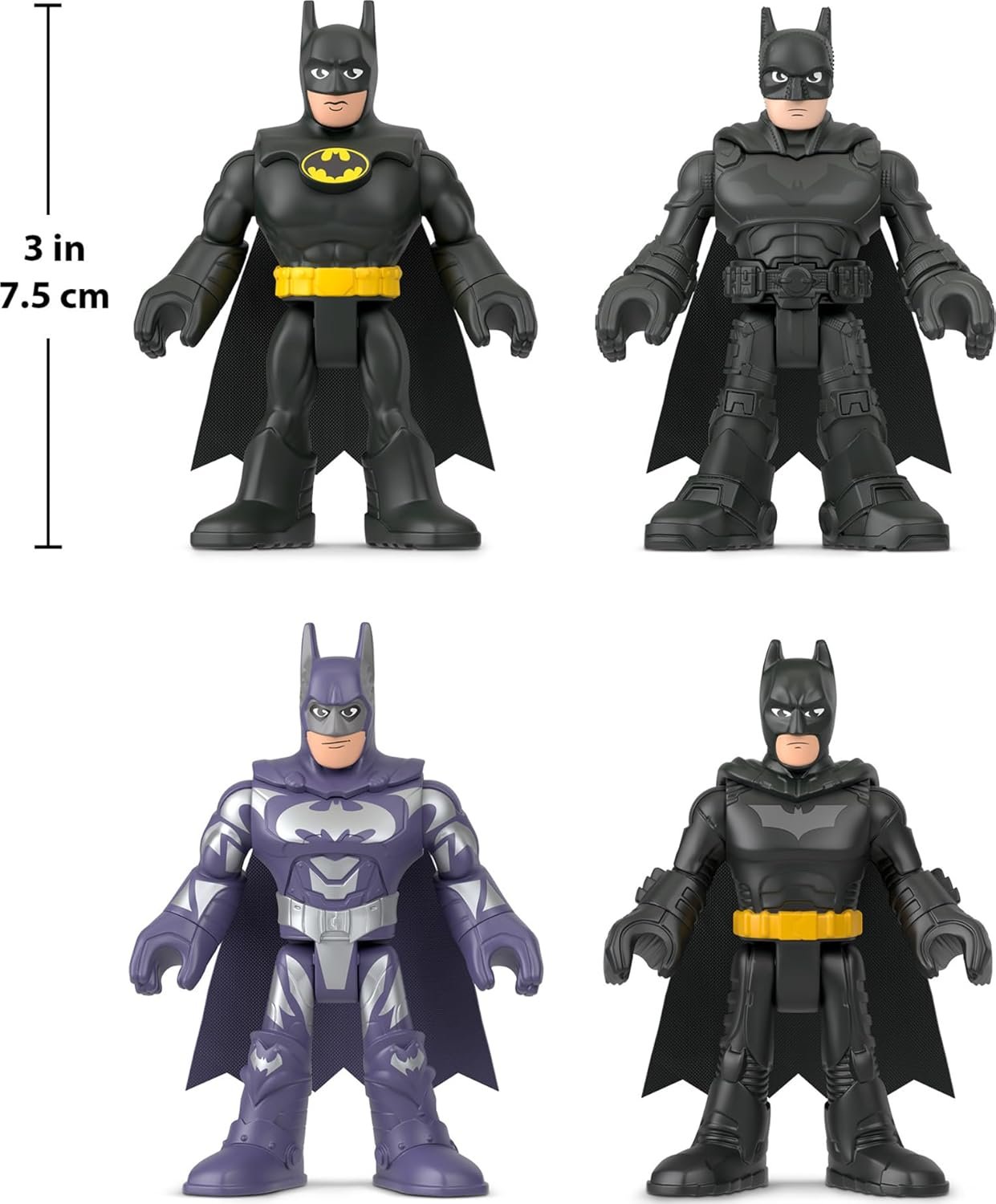 Fisher-Price Imaginext DC Super Friends Batman Toys 85th Anniversary Collection Movie Figure Set for Adult Fans & Preschool Kids Ages 3+ Years - Image 6