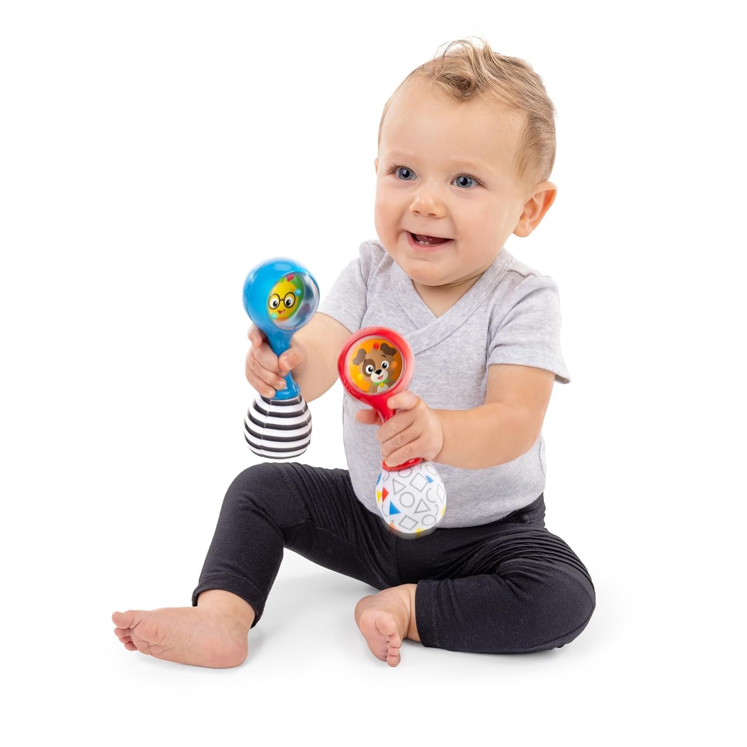 Baby Einstein First Tunes Drum & Shakers Musical Gift Set, with Maracas and Toy Drum, Ages 6 Months and Up - Image 8