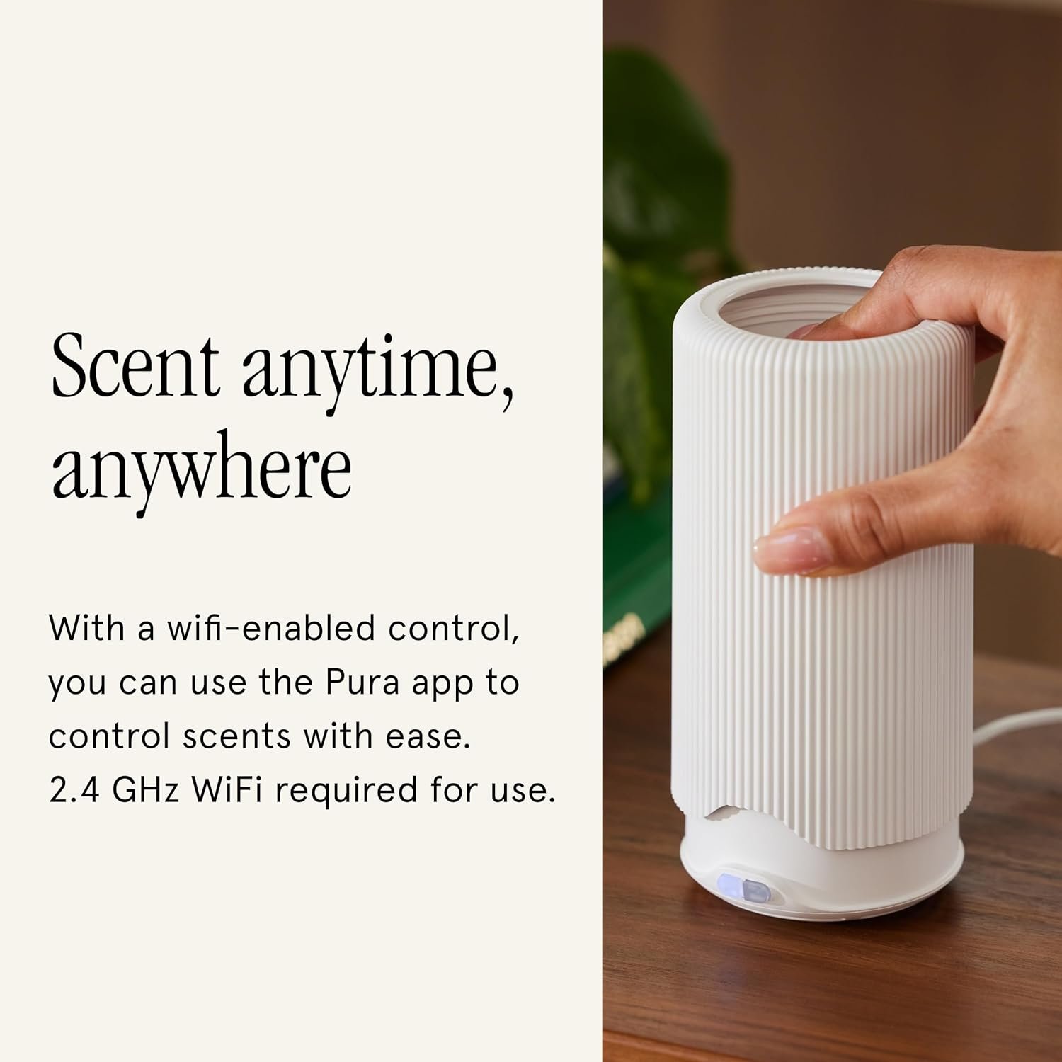 Pura Plus Smart Home Fragrance Diffuser for Large Spaces - Adjust Scent Intensity, Set Schedules & Timers, and More in Pura App - Fragrances Sold Separately - White - Image 6