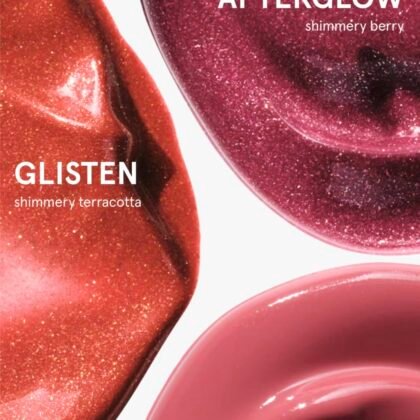 Glossier Mini Cloud Paint Blush Trio Holiday Gift Set: Crimson, Glisten & Afterglow