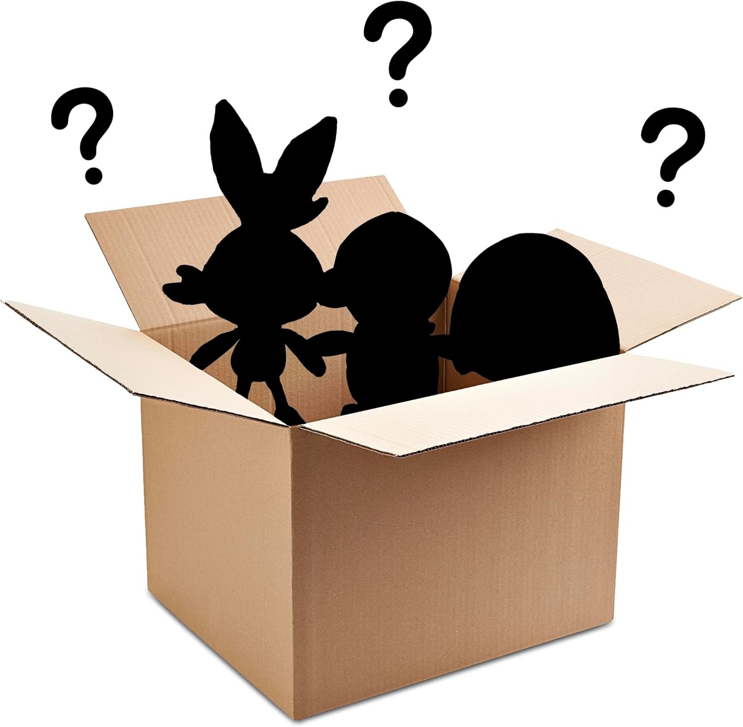 Pokemon Fire, Grass or Water Type 8" Plush Mystery Blind Box 3-Pack - Get Three Officially Licensed 8 Inch Pokemon - Authentic Collectible Soft Stuffed Animal Toy Figures - Gift for Kids, Boys, Girls - Image 2