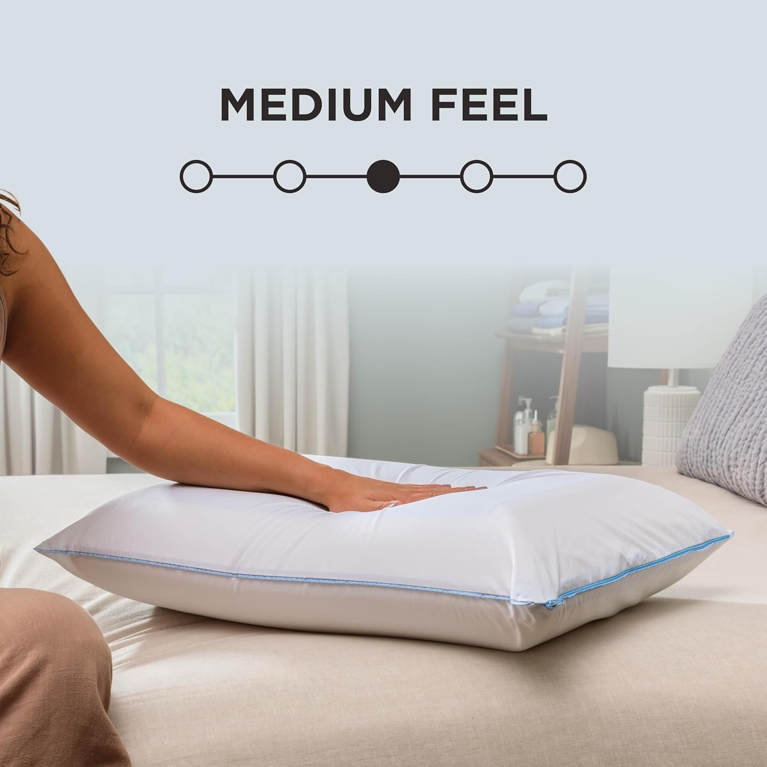 Tempur-Pedic TEMPUR-Cloud Dual Cooling Pillow, Queen, White - Image 7