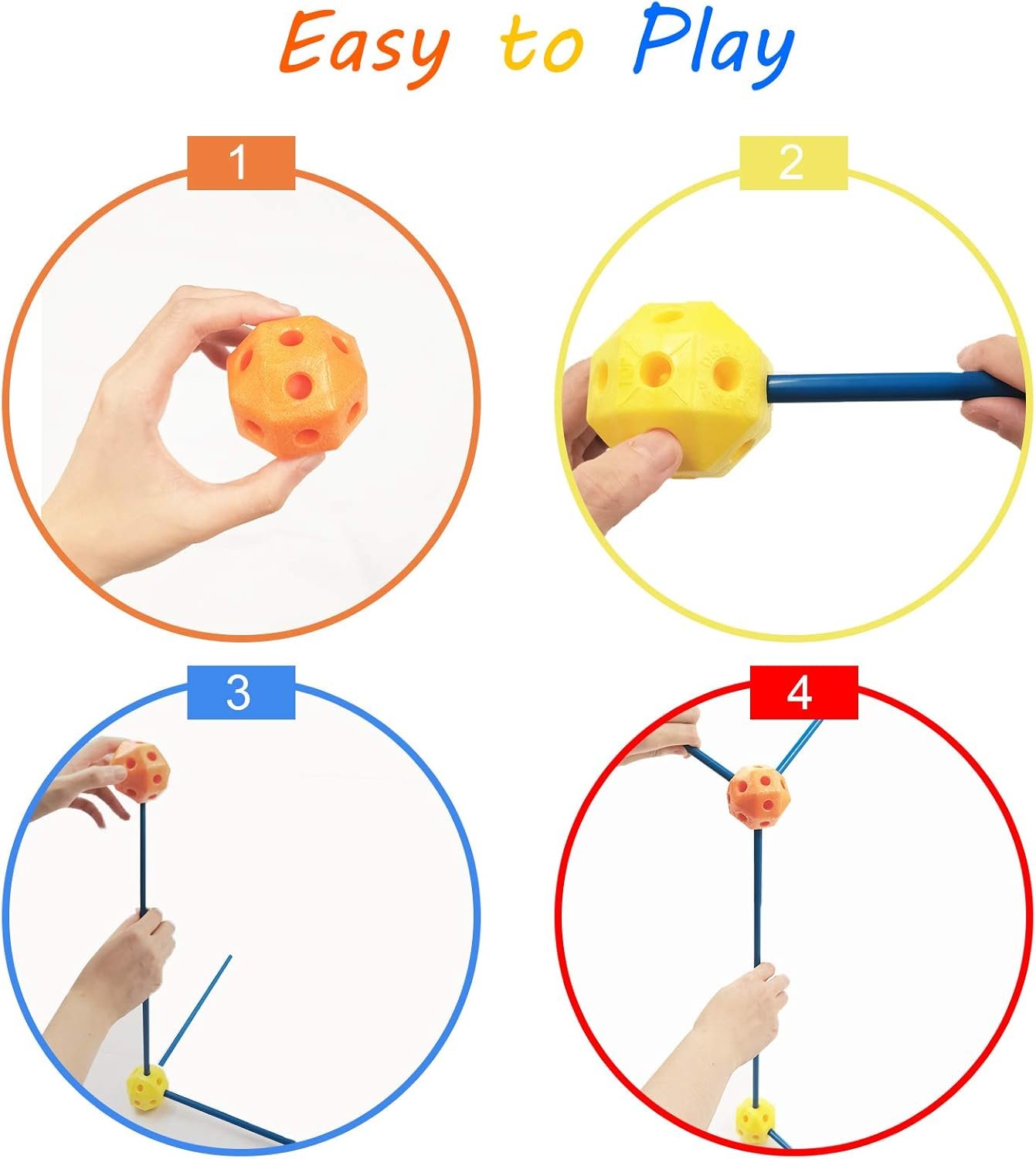 ERONE Fort Building Kit for Kids,158pcs Forts Construction Builder Gift Toys for Boys and Girls Fort Building Set Play Tent Rocket Castle Indoor Outdoor - Image 4