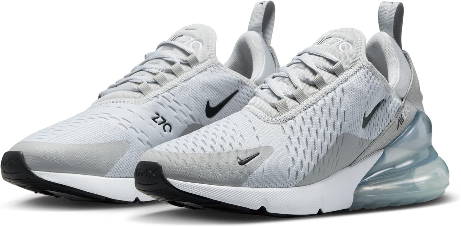 Nike Air Max 270 Women's Shoes (AH6789-018, Pure Platinum/Light Smoke Grey/Metallic Silver/Black) - Image 2