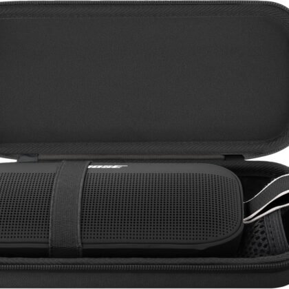 Aenllosi Hard Carrying Case Replacement for Bose New SoundLink Flex 2nd Gen/Bose SoundLink Flex Bluetooth Portable Speaker (Black)