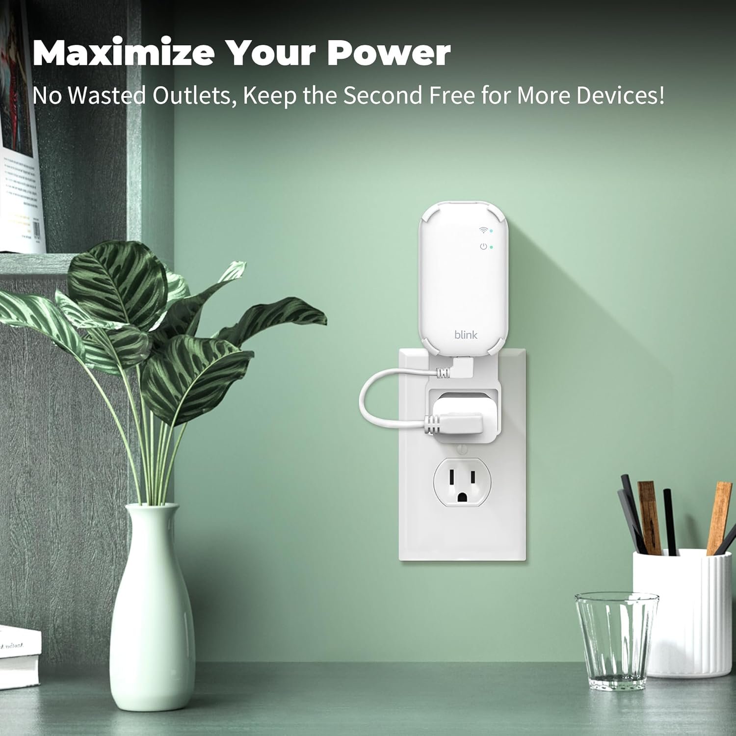 Wall Mount for Blink Sync Module Core with Short Cable - Save Space - No Messy Wires - Easy Move Mount Bracket Holder for Blink Outdoor Indoor Security Camera - Image 4