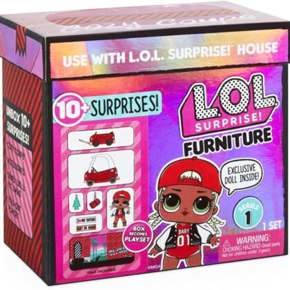 L.O.L. Surprise! Furniture Cozy Coupe with M.C. Swag & 10+ Surprises