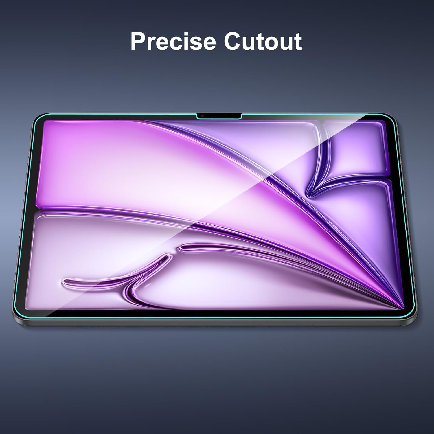 SPARIN Screen Protector for iPad Air 13 Inch M3 2025 & M2 2024 (7th/6th Generation) & iPad Pro 13 Inch M5/M4 8th/7th Gen, Case Friendly/2 Pack Tempered Glass, Support Apple Pencil - Image 3