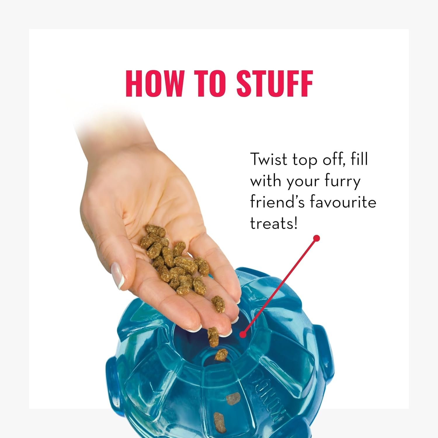 KONG - Rewards Ball - Ultra Durable Interactive Treat Dispensing Dog Toy - for Large Dogs - Image 6