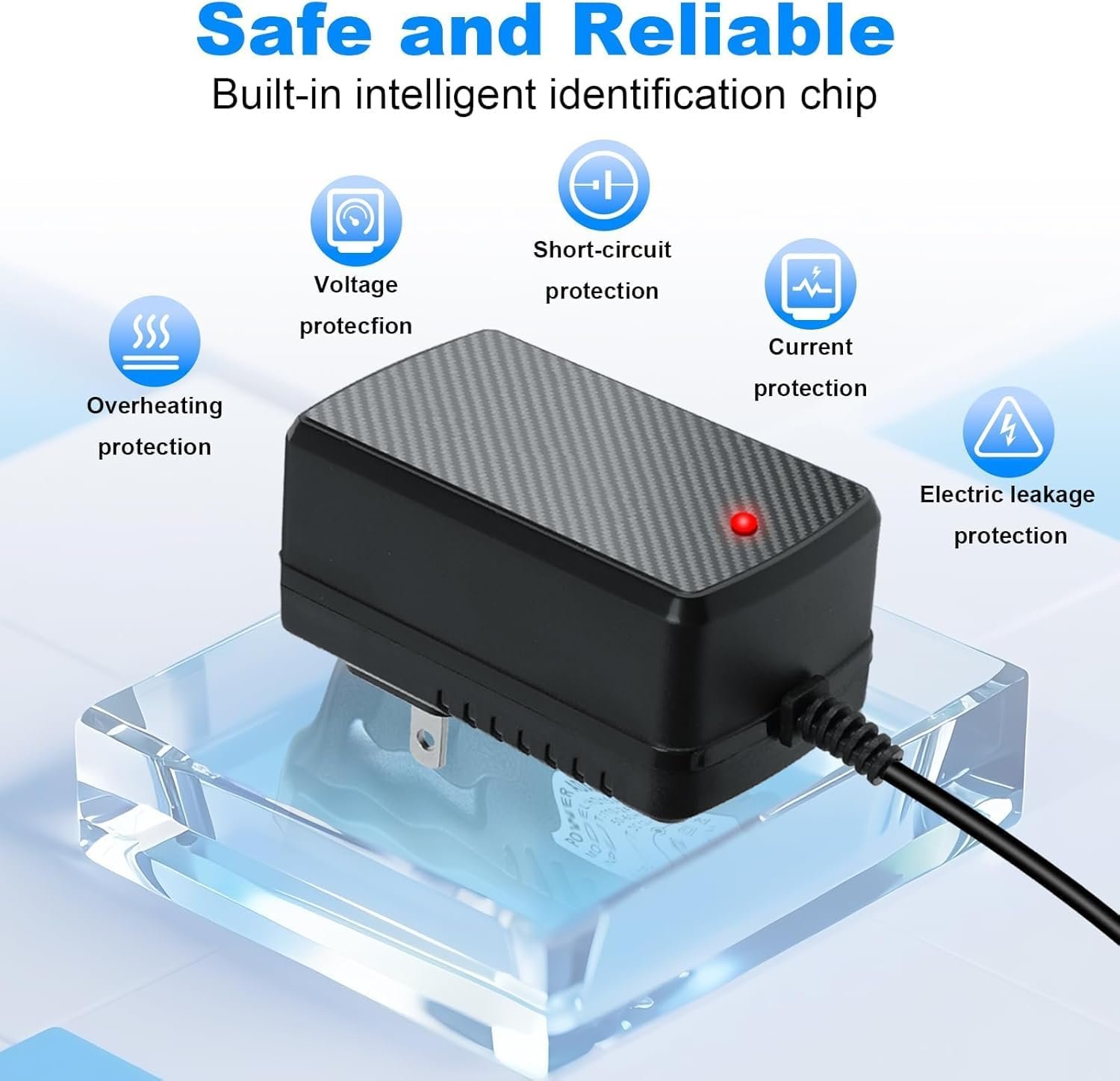 12v 1000mA Charger for Razor Power Core 90 E90 E95 95 Electric Scooter EPunk XLR8R MX125 Dirt Rocket Kidzon Bumper Car Razor Electric Ride On - Image 6