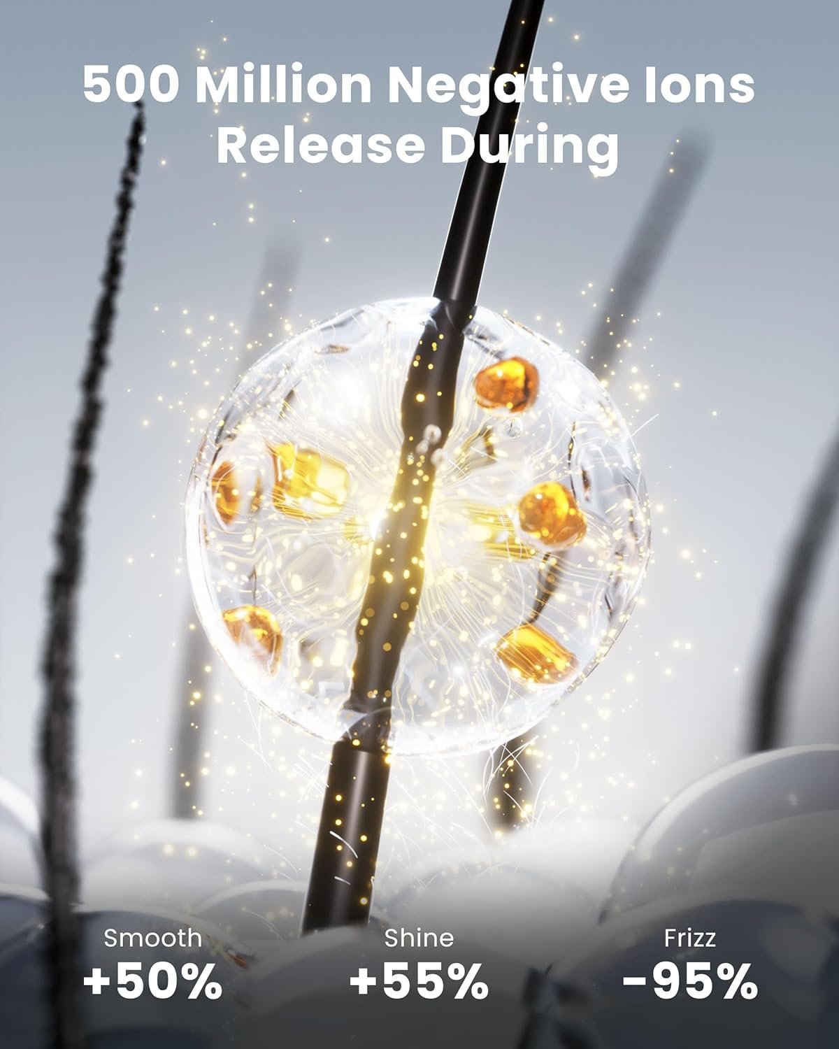 Easywave 5 in 1 Multi Hair Styler Dryer Brush: 110,000 RPM High-Speed, Flexible Air Styling & Drying System, Professional Negative Ionic Hot Air Brush Set for Fast Drying, Curling Volumizing - Image 5