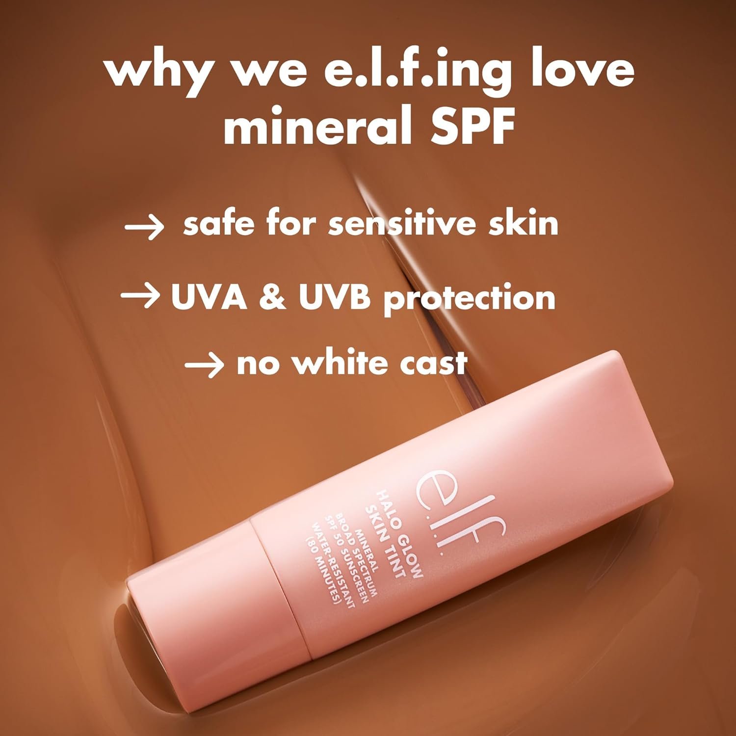 e.l.f. Halo Glow Skin Tint SPF 50, Tinted Moisturizer For Light, Buildable Coverage, Creates A Natural Glow, Vegan & Cruelty-Free, 3 Fair Cool - Image 3