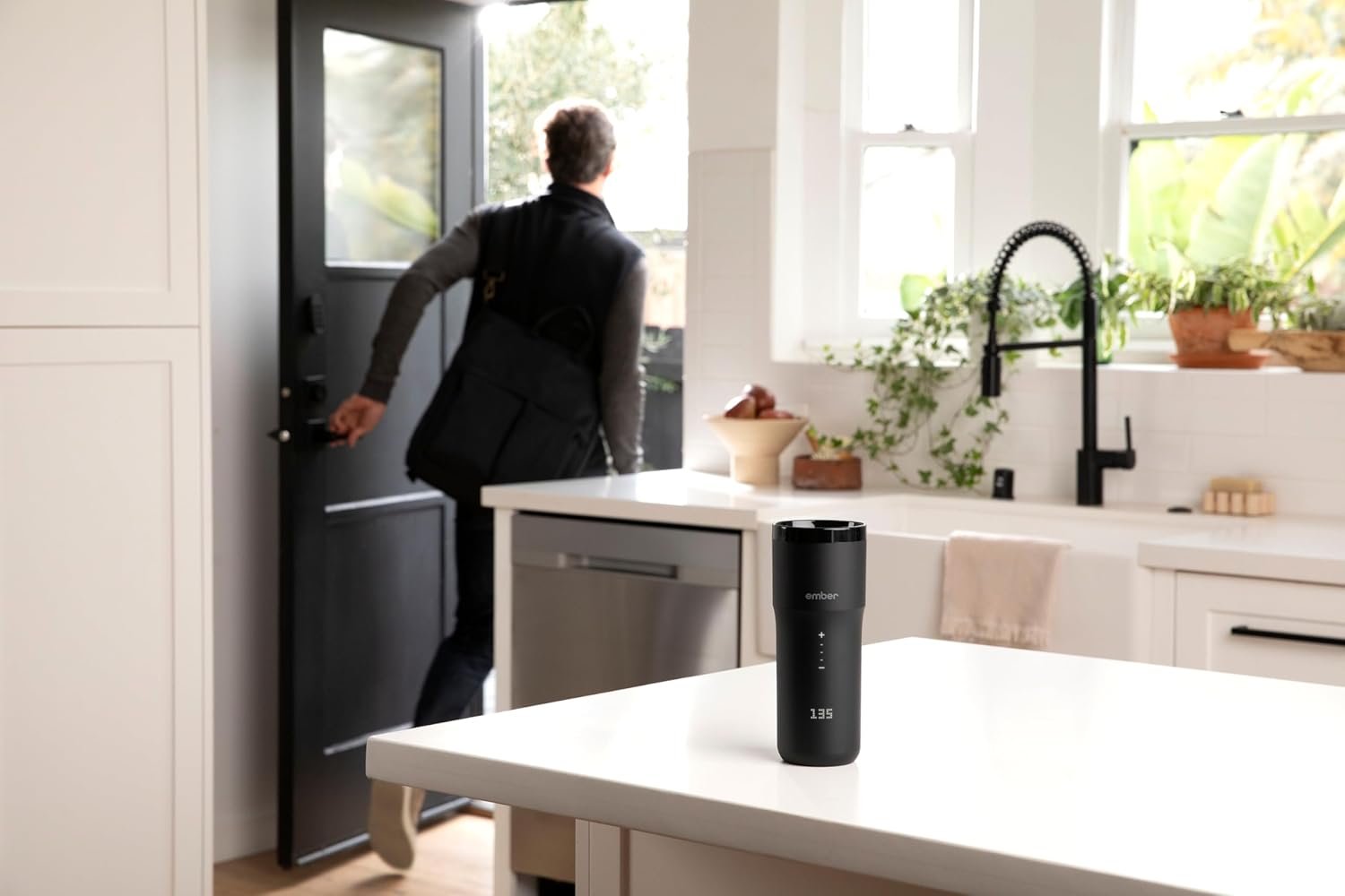 Ember Travel Mug 2+, 12 oz, Temperature Control Smart Travel Mug, Stainless Steel, Slate Black (with Apple Find My) - Image 7