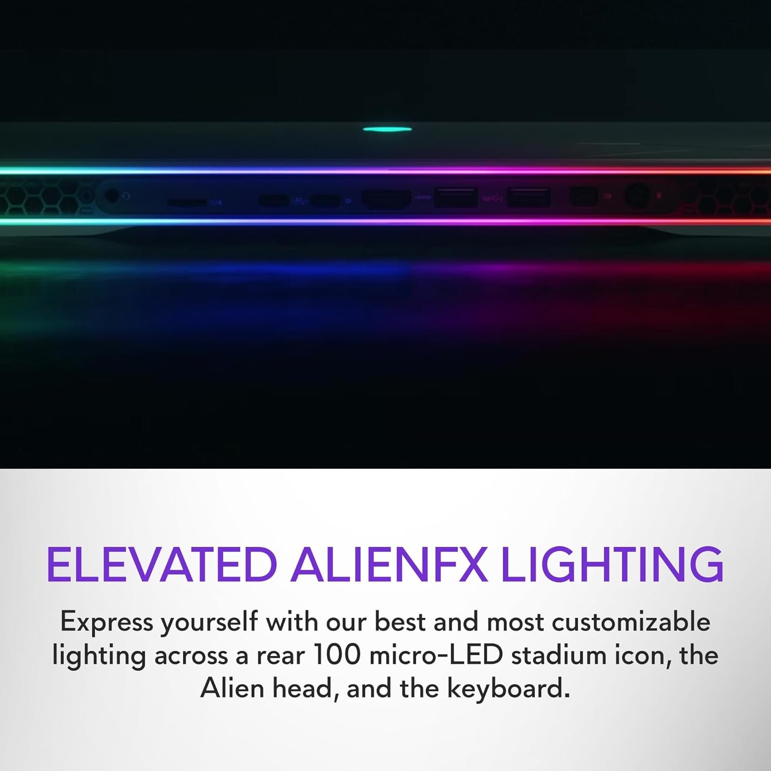 Alienware X16 R2 Gaming Laptop - 16-inch QHD+ 240Hz 3ms Display, Intel Core Ultra 7-155H, 16GB LPDDR5X RAM, 1TB SSD, NVIDIA GeForce RTX 4070 8GB GDDR6, Windows 11 Home, Onsite Service - Lunar Silver - Image 2